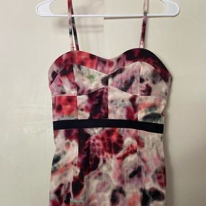 LAST CALL Anthro floral cocktail dress